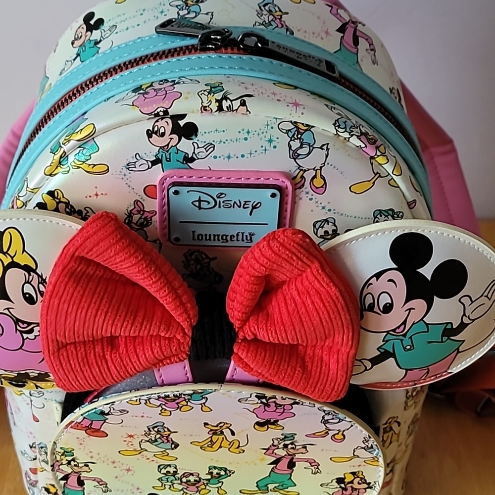 Loungefly Disney100 Mickey & Friends Mini Backpack - Picture 2 of 15